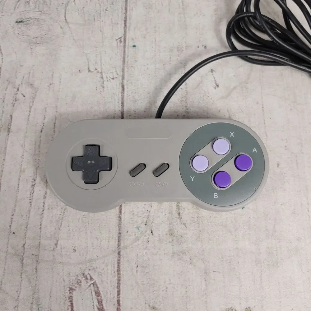 Yobo Gameware SNES Controller For FC 2 Slim & Super Nintendo Wired Gamepad USED